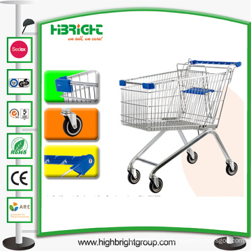 Metal Supermarket Shopping Trolley Cart